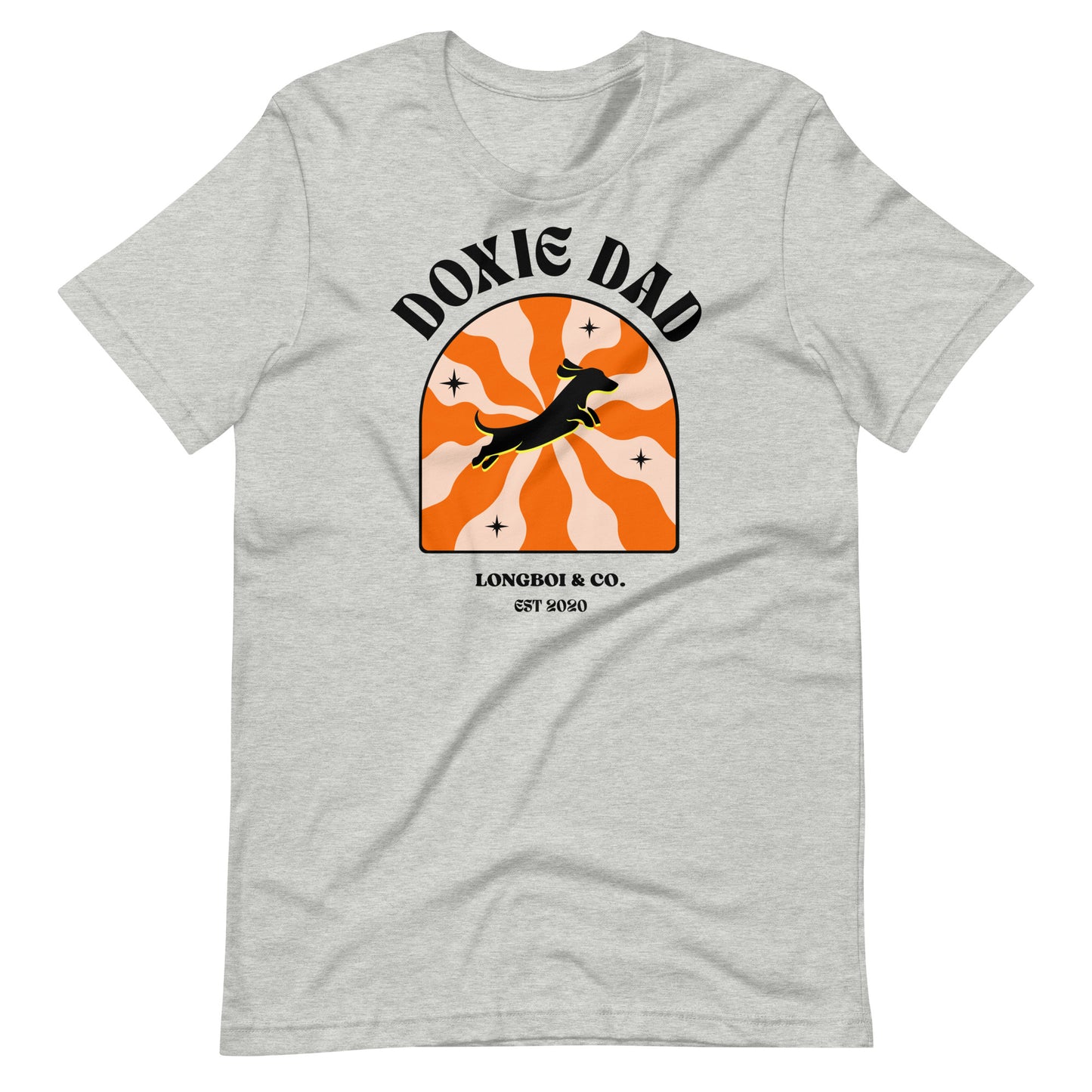 Wavy Doxie Dad Tee (Light)
