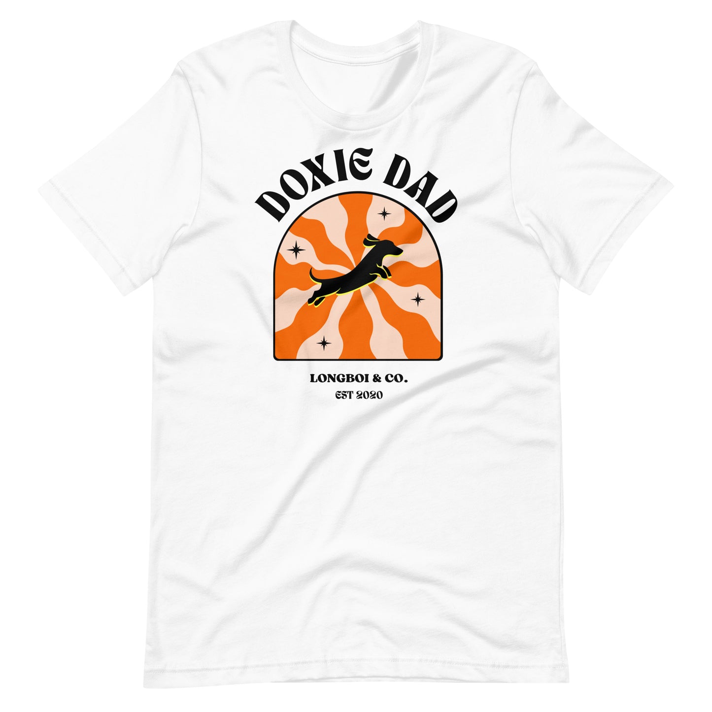 Wavy Doxie Dad Tee (Light)