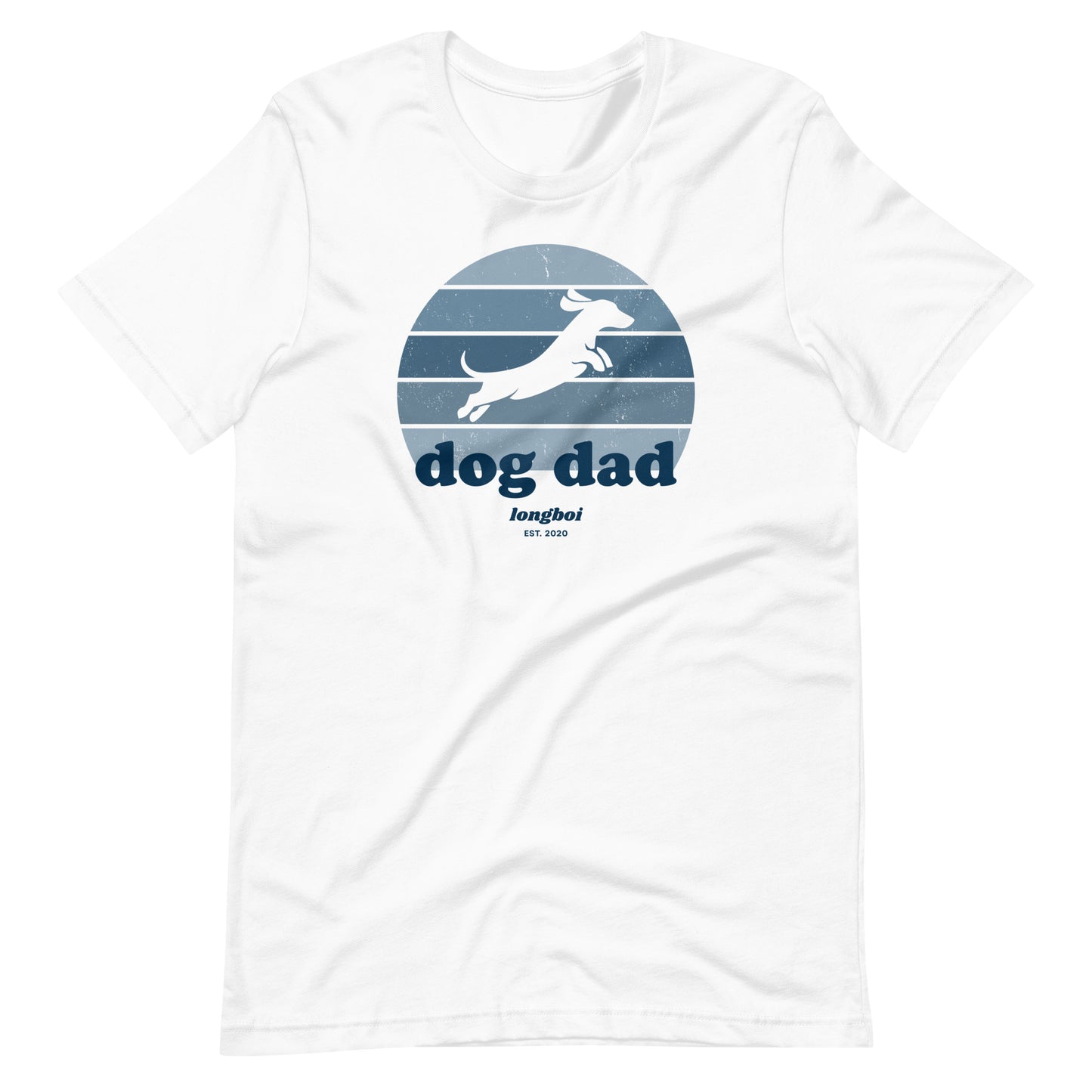 Dog Dad Retro Monochrome Tee