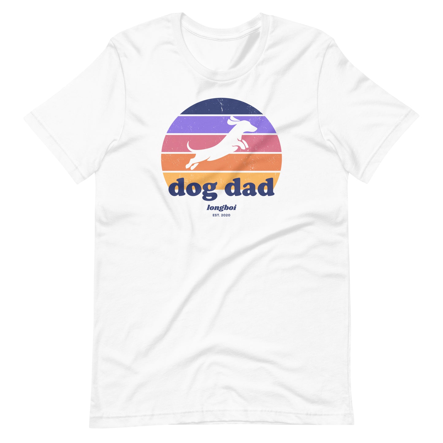 Dog Dad Retro Sunrise Tee