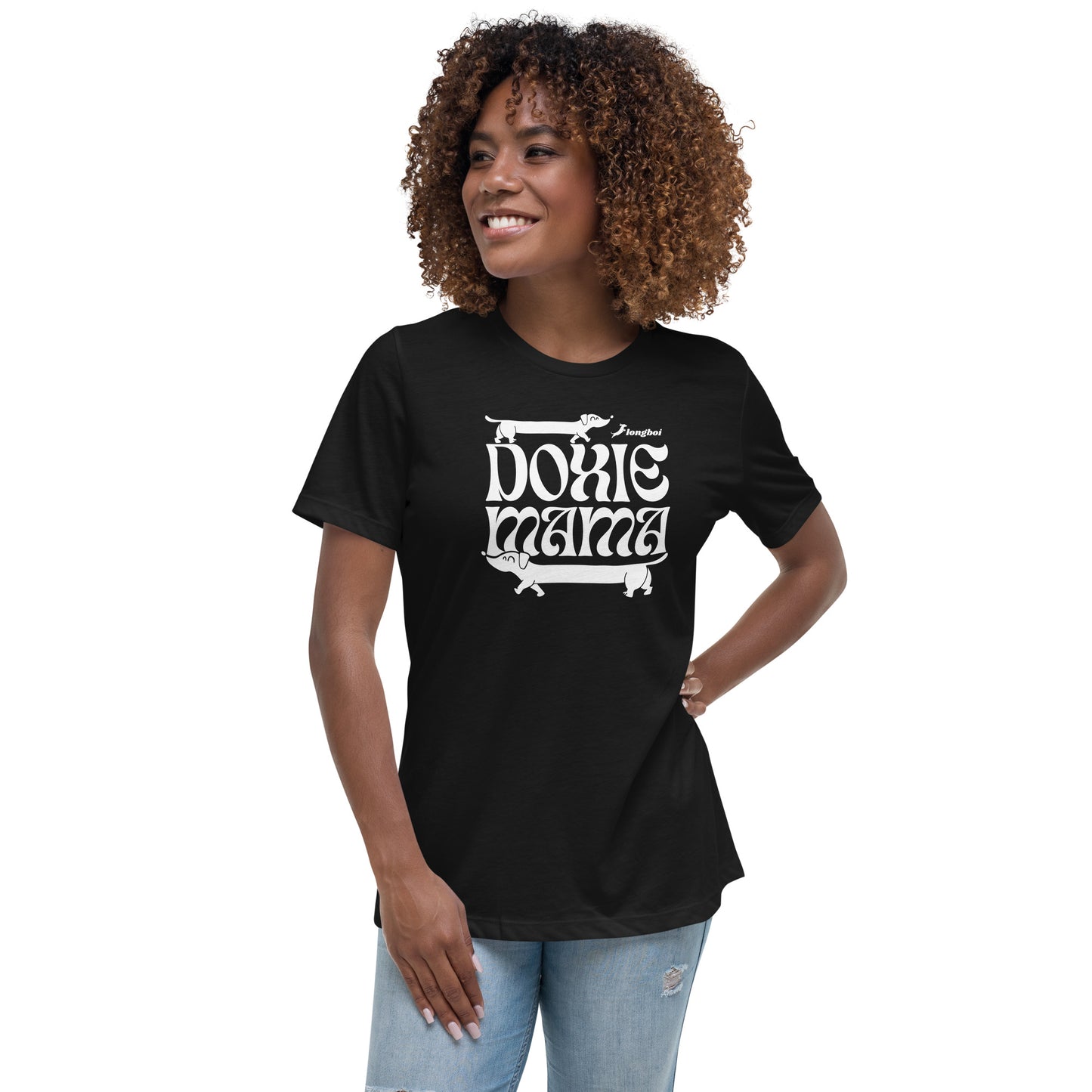 Groovy Doxie mama Relaxed T-Shirt
