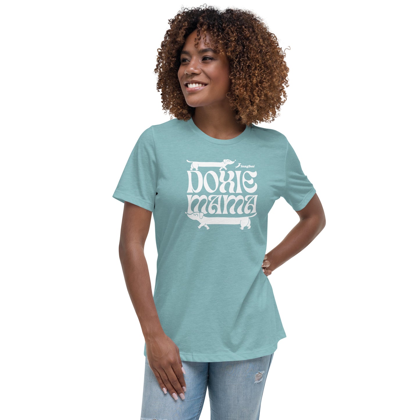 Groovy Doxie mama Relaxed T-Shirt