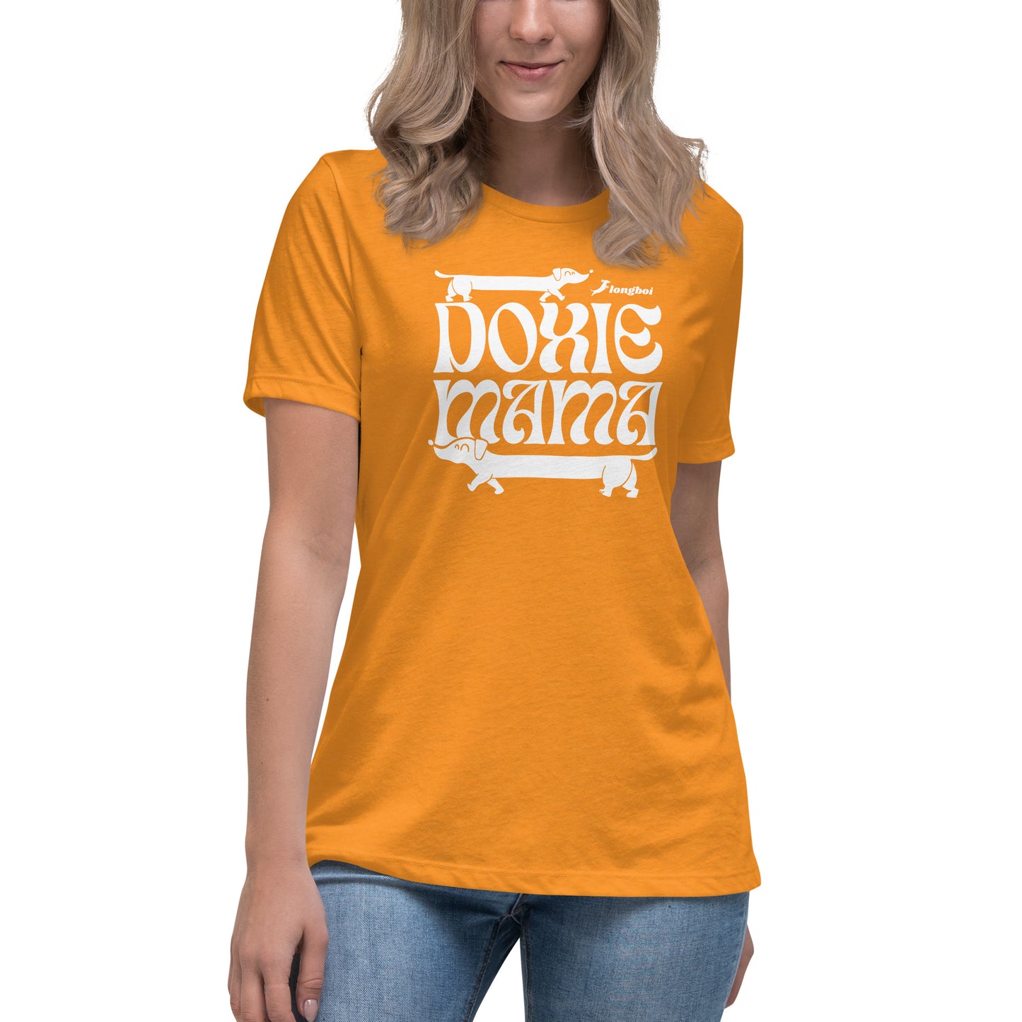 Groovy Doxie mama Relaxed T-Shirt