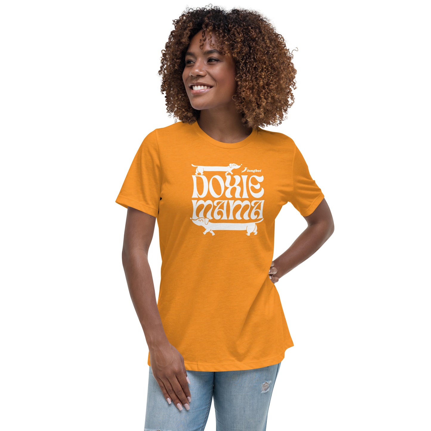 Groovy Doxie mama Relaxed T-Shirt