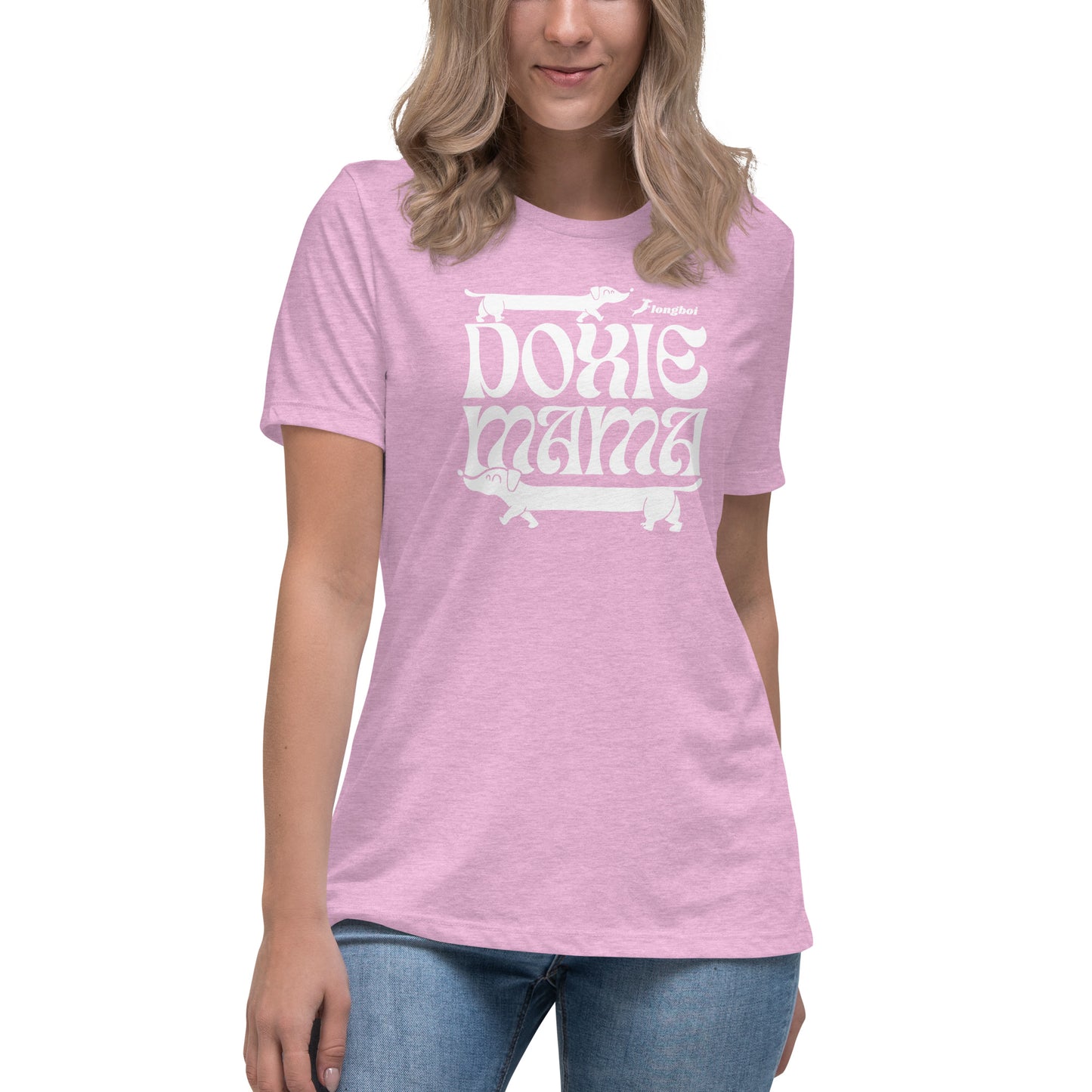 Groovy Doxie mama Relaxed T-Shirt
