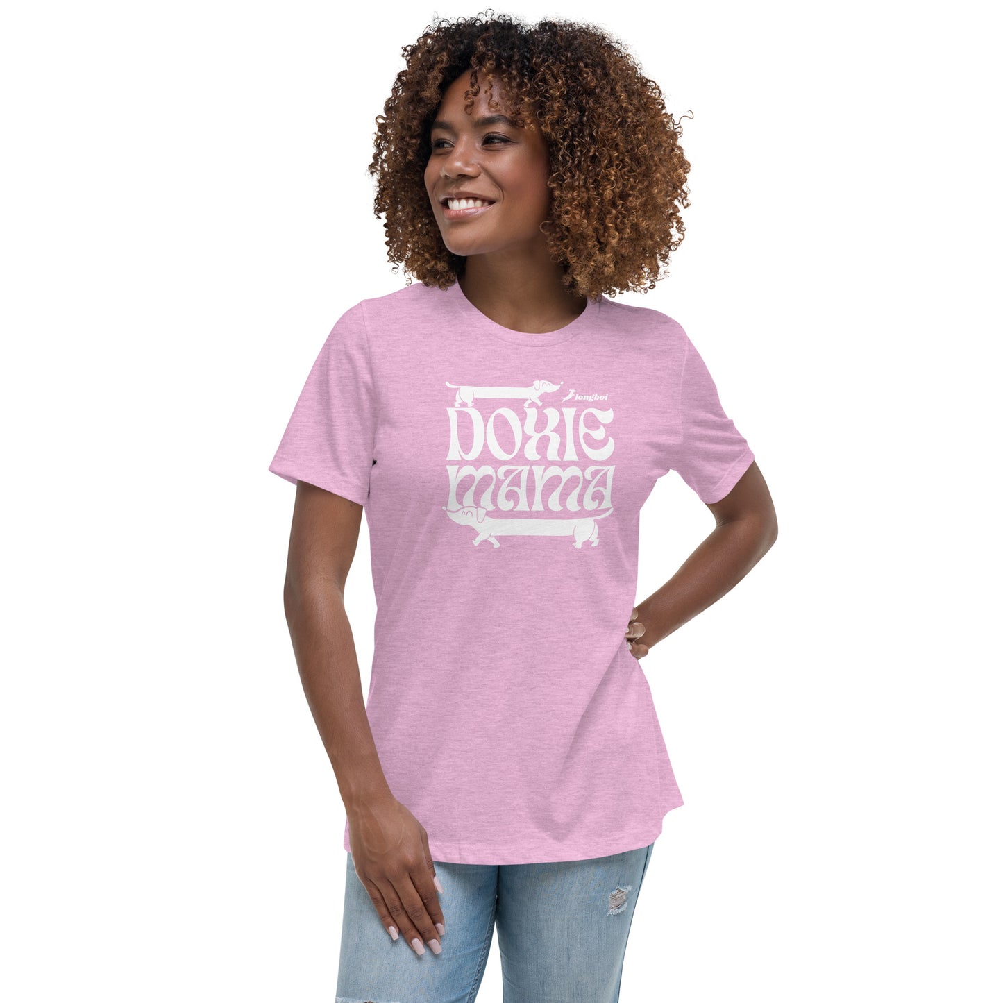 Groovy Doxie mama Relaxed T-Shirt