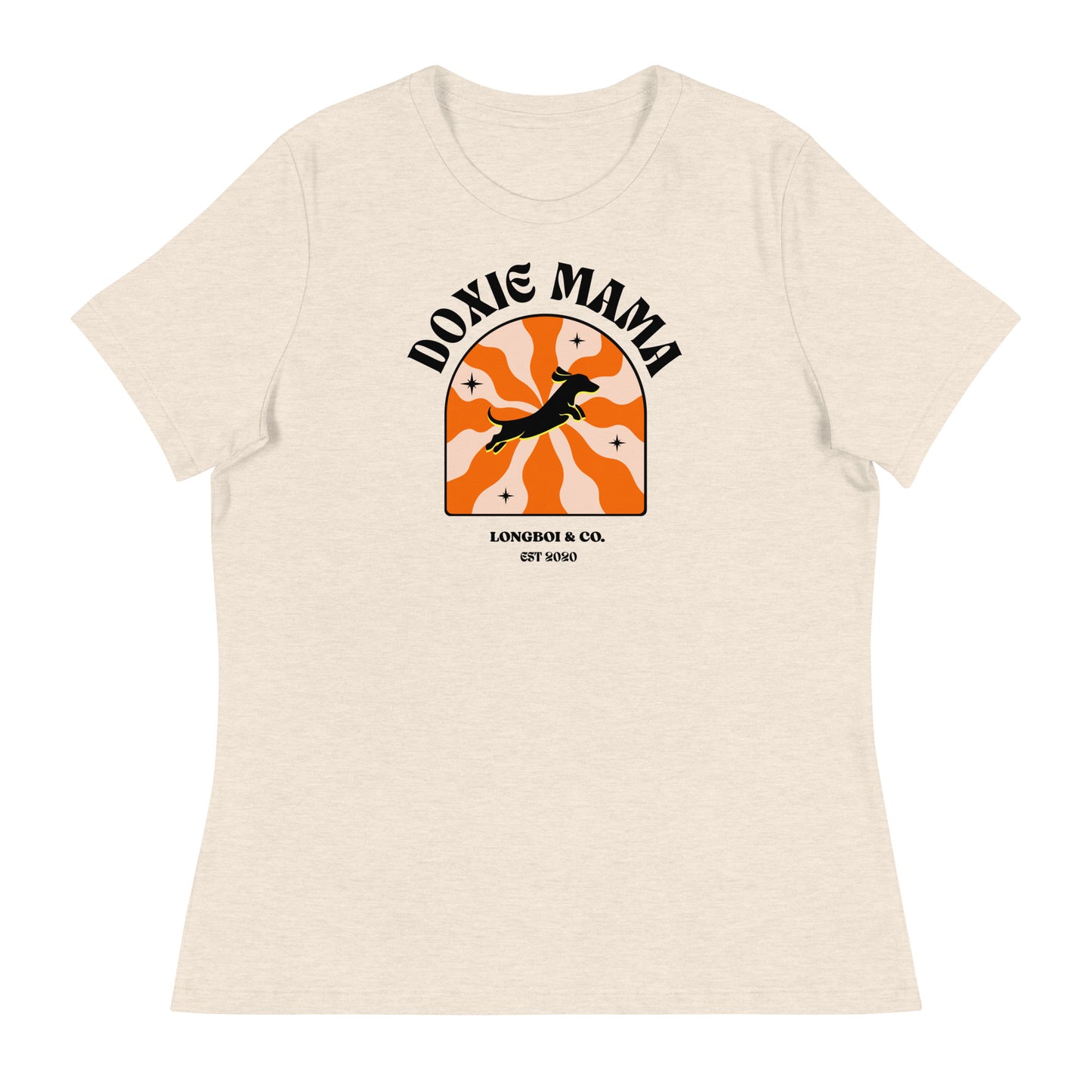 Wavy Doxie Mama Relaxed Fit Tee