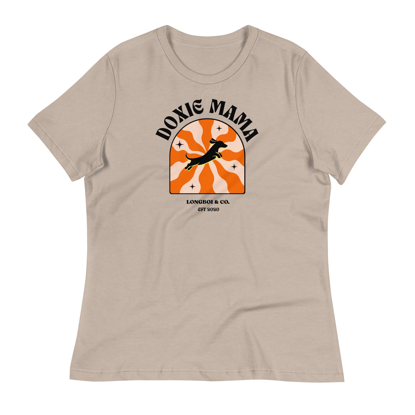 Wavy Doxie Mama Relaxed Fit Tee