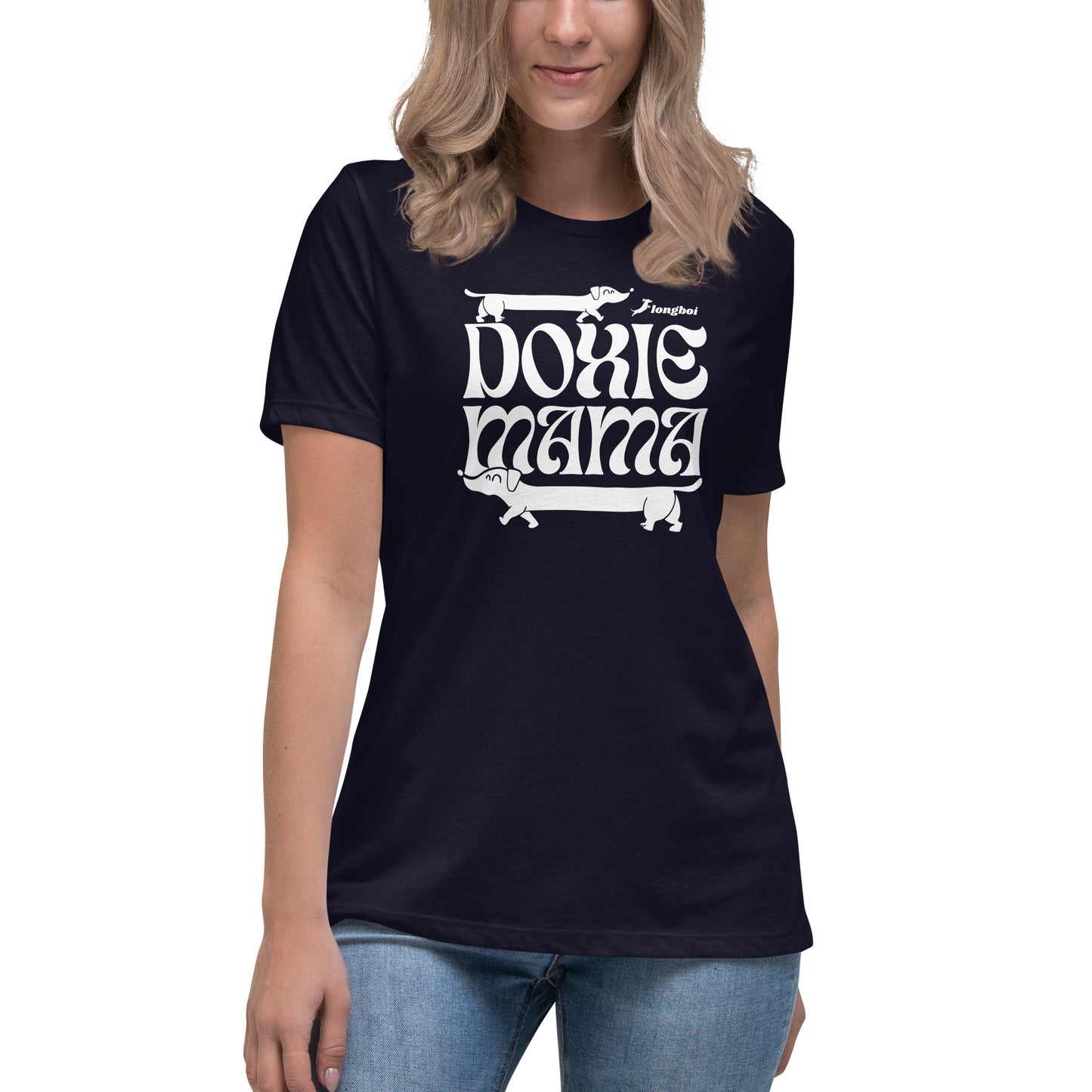 Groovy Doxie mama Relaxed T-Shirt