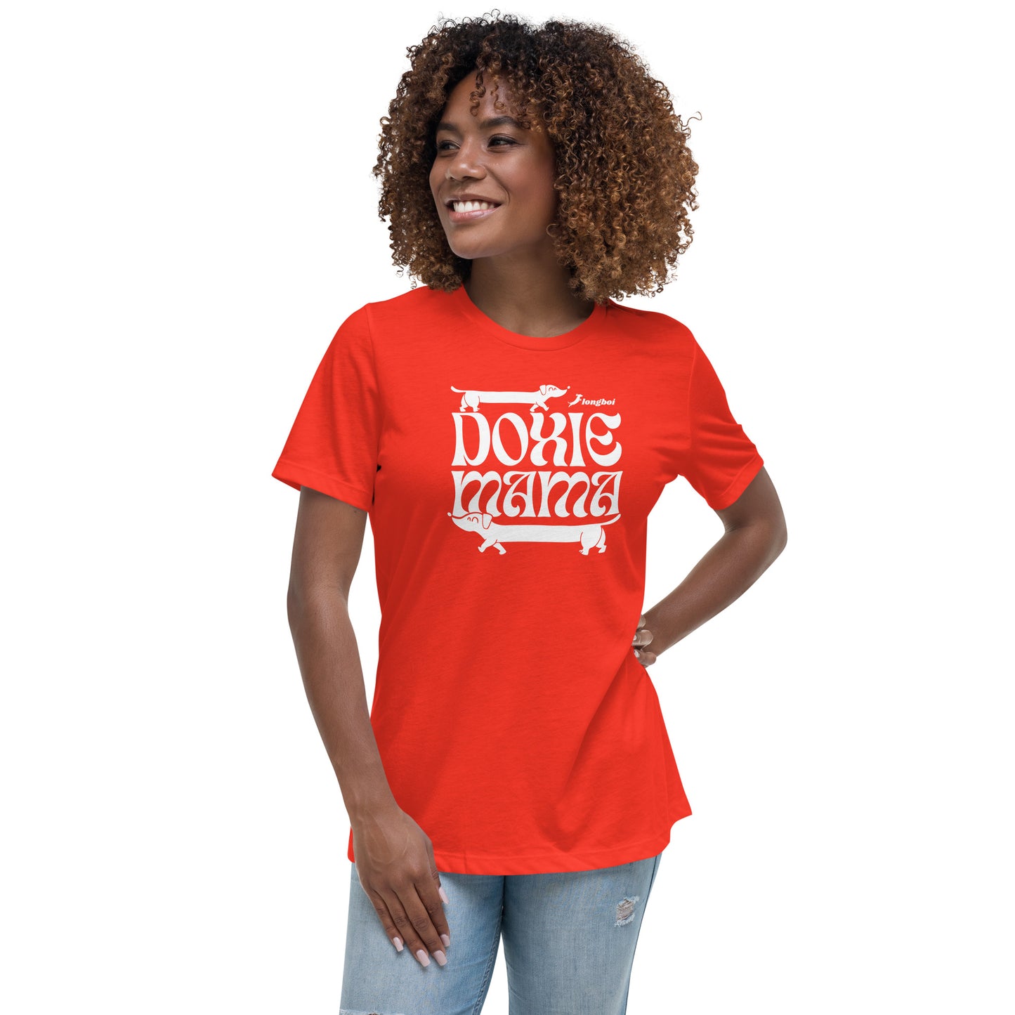 Groovy Doxie mama Relaxed T-Shirt