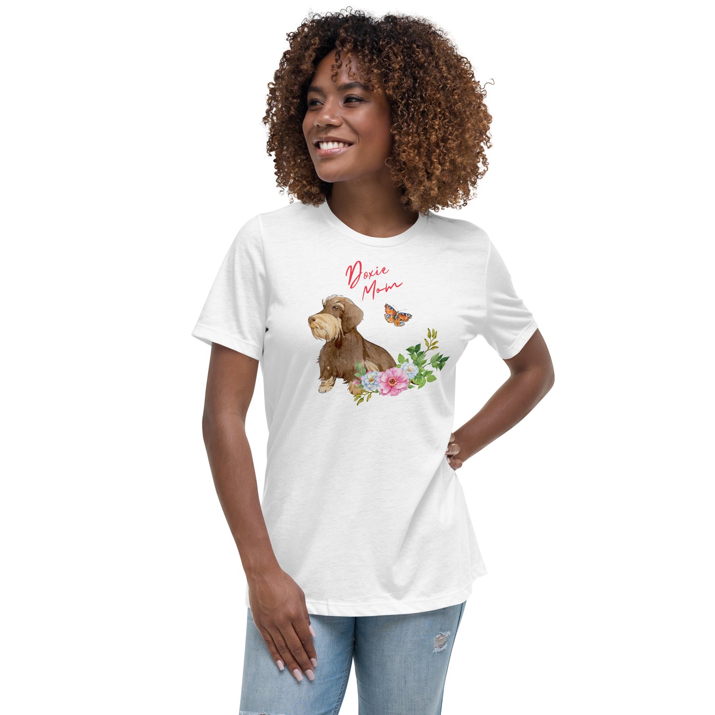 Doxie Mom Water Color (Wire Haired Dachshund)