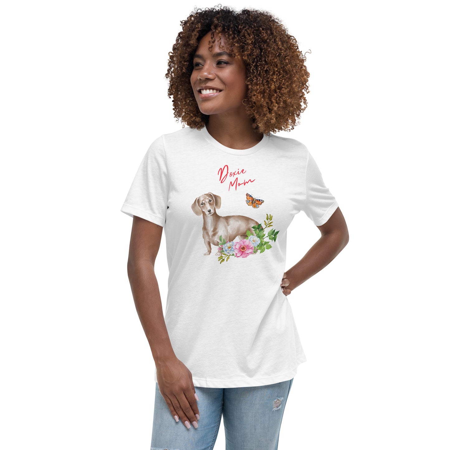 Doxie Mom Water Color (Short Haired Tan)