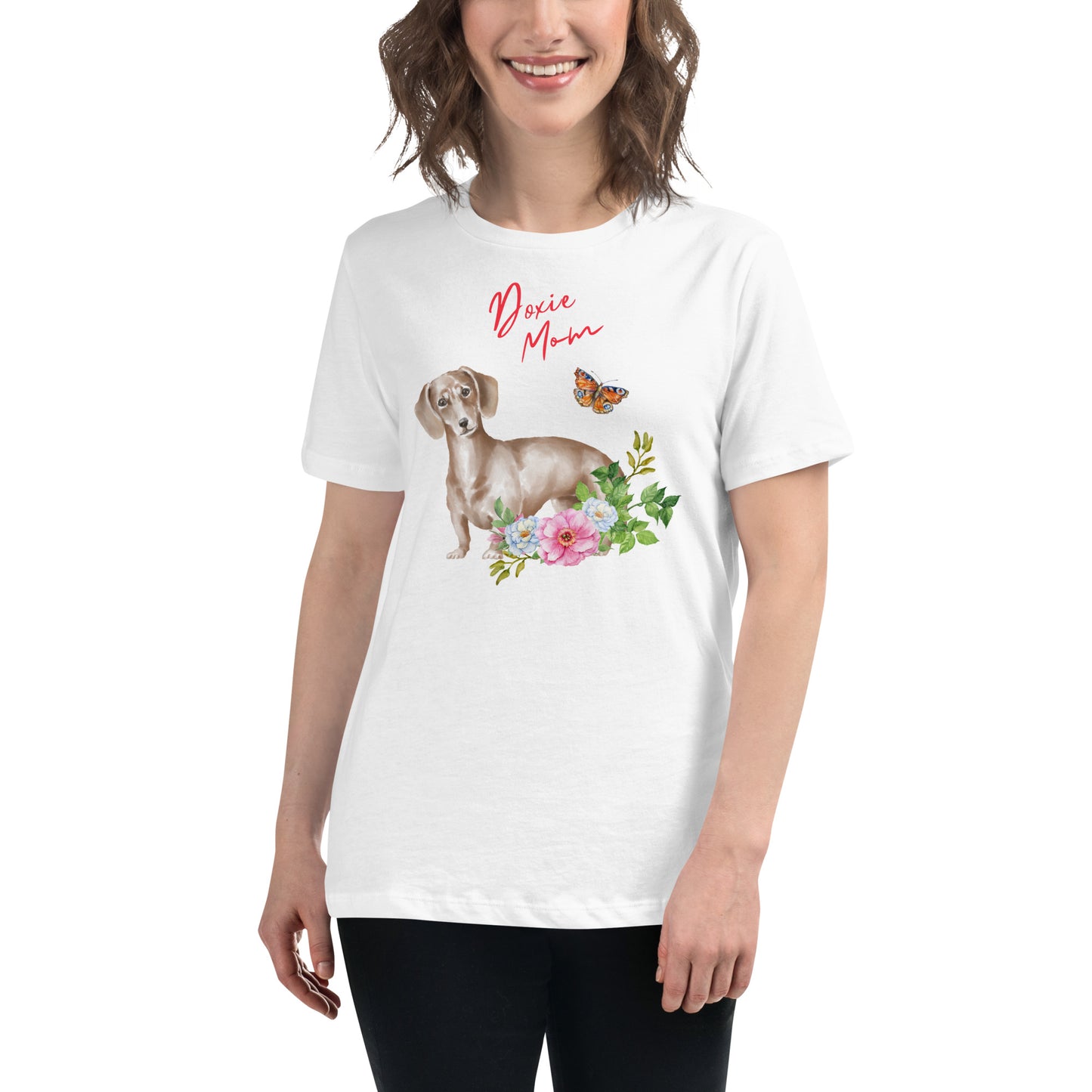 Doxie Mom Water Color (Short Haired Tan)
