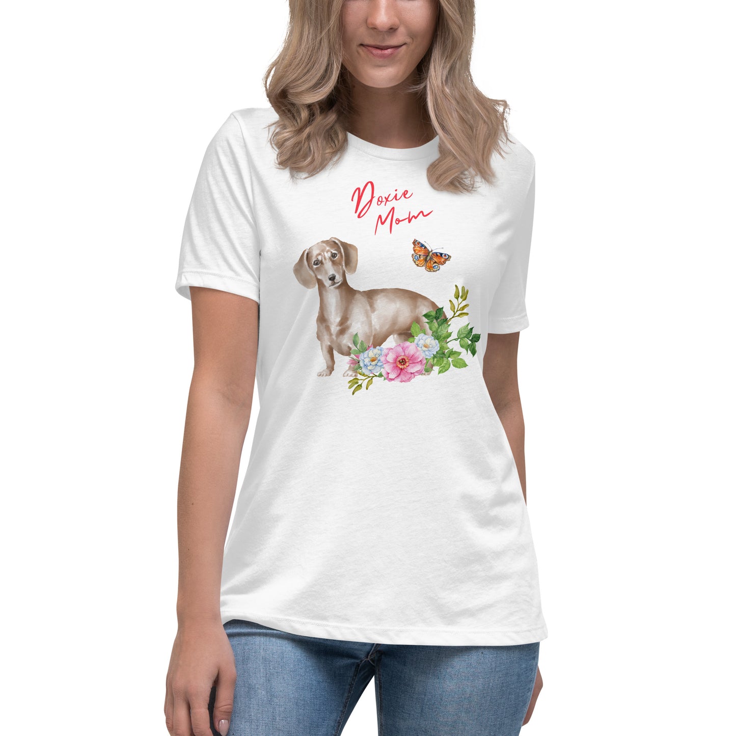 Doxie Mom Water Color (Short Haired Tan)