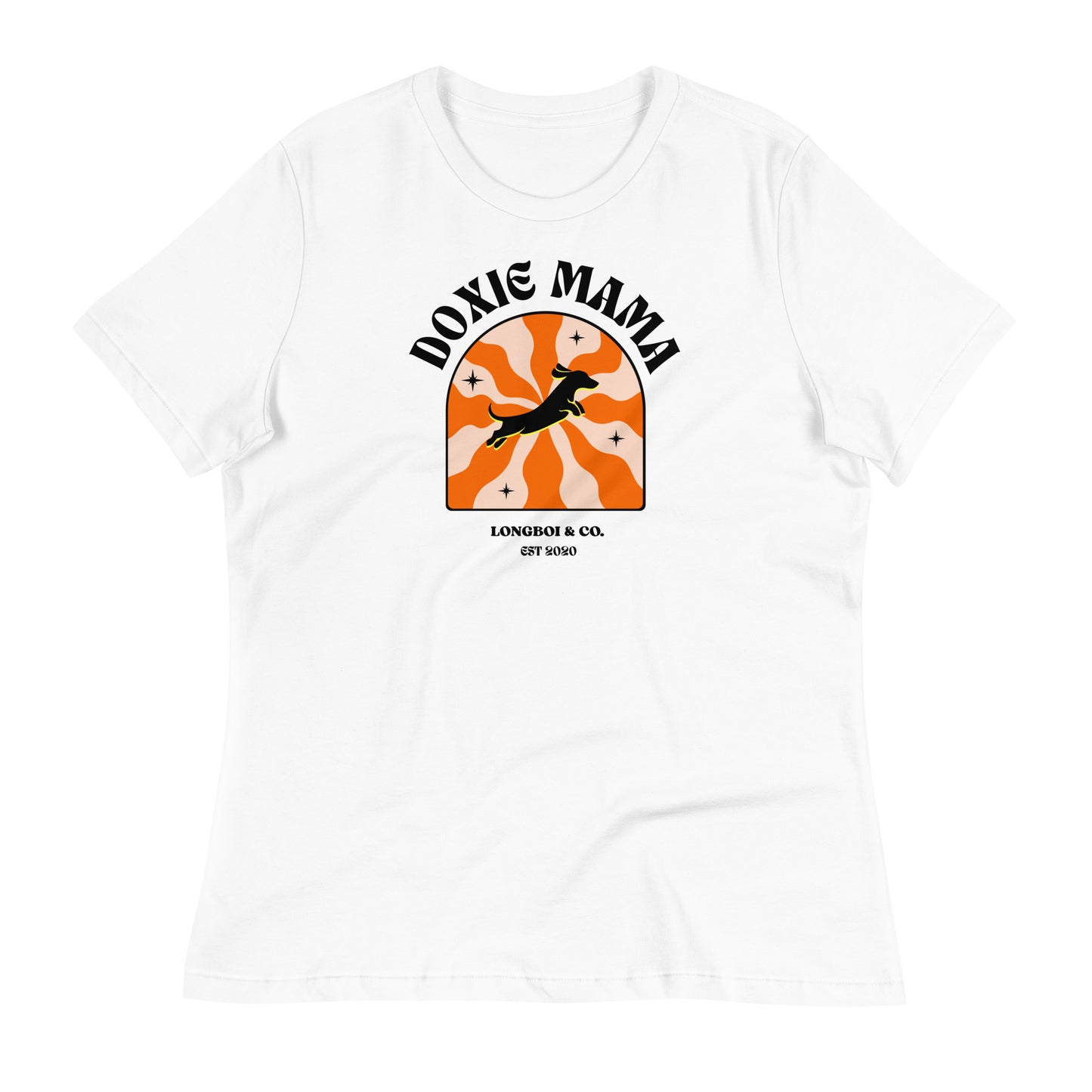 Wavy Doxie Mama Relaxed Fit Tee
