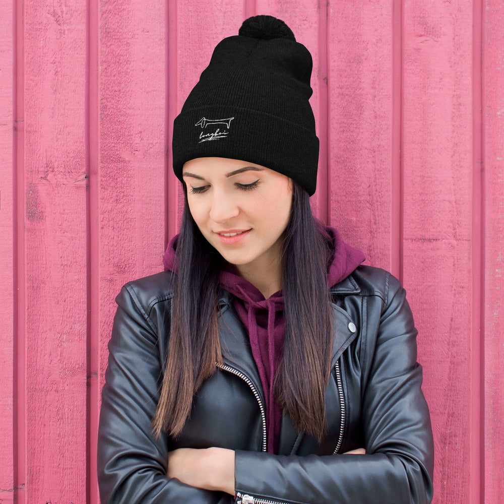 Picasso Pom-pom Beanie