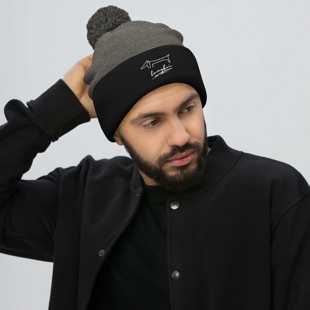 Picasso Pom-pom Beanie