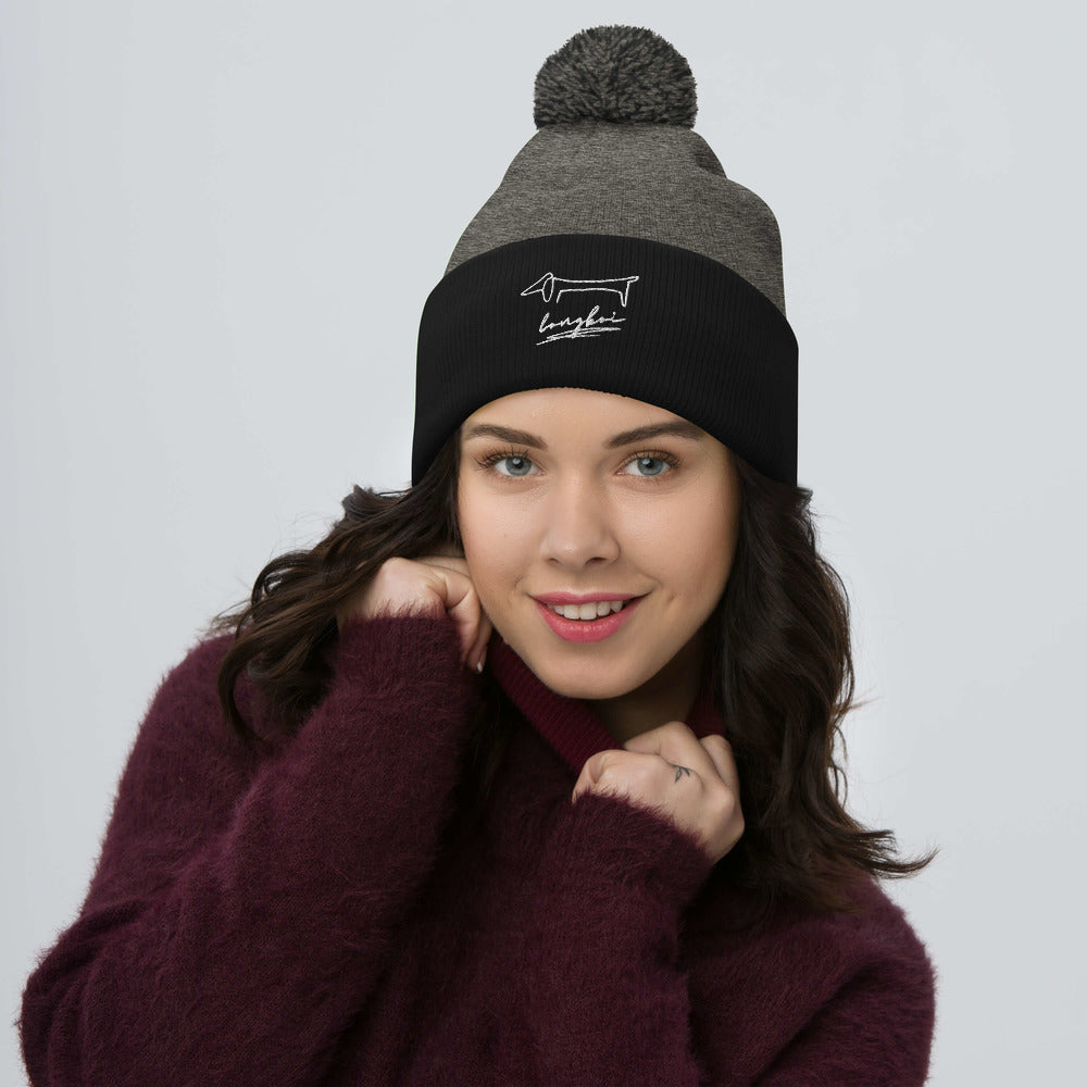 Picasso Pom-pom Beanie