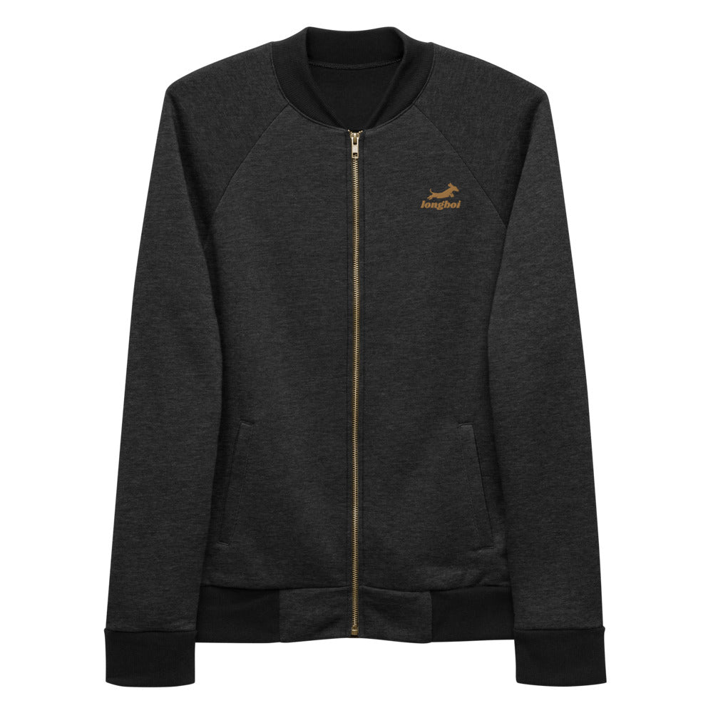 Women's Embroidered Longboi Bomber Jacket