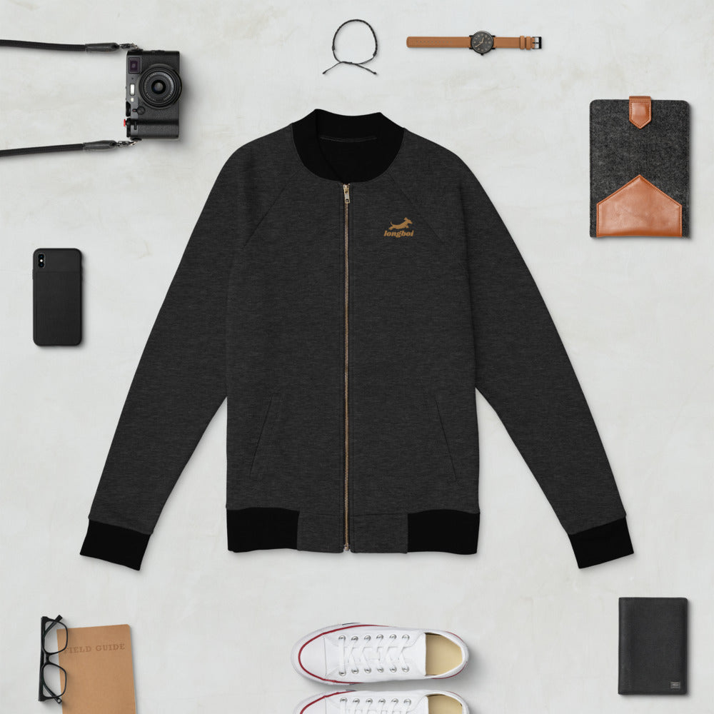 Men's Embroidered Bomber Jacket