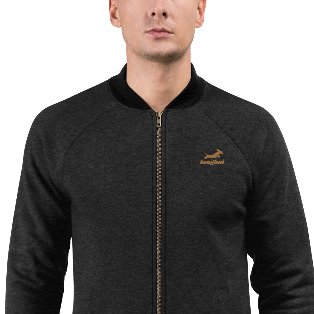 Men's Embroidered Bomber Jacket