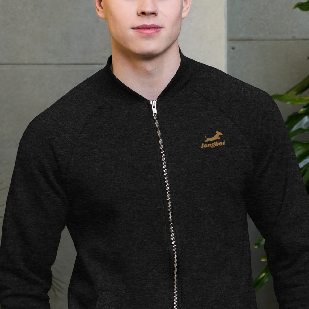 Men's Embroidered Bomber Jacket