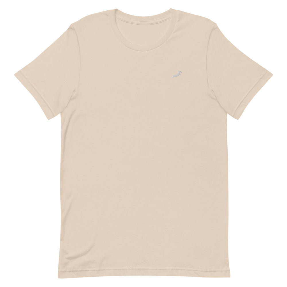 Men's Embroidered Dachshund T-shirt