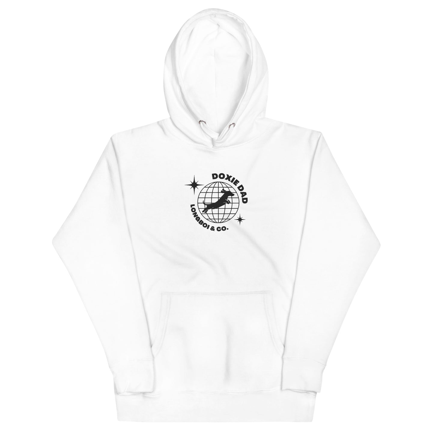 Global Doxie Dad Embroidered Hoodie
