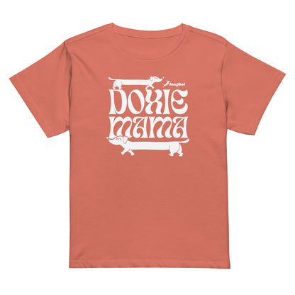 Groovy Doxie Mama high-waisted t-shirt
