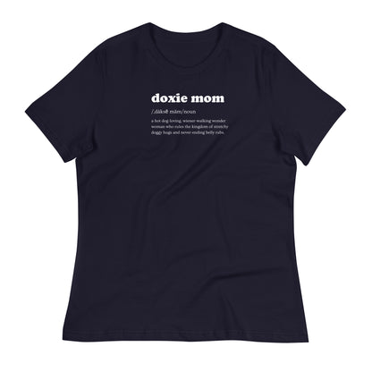Doxie Mom Definition Women's Relaxed T-Shirt