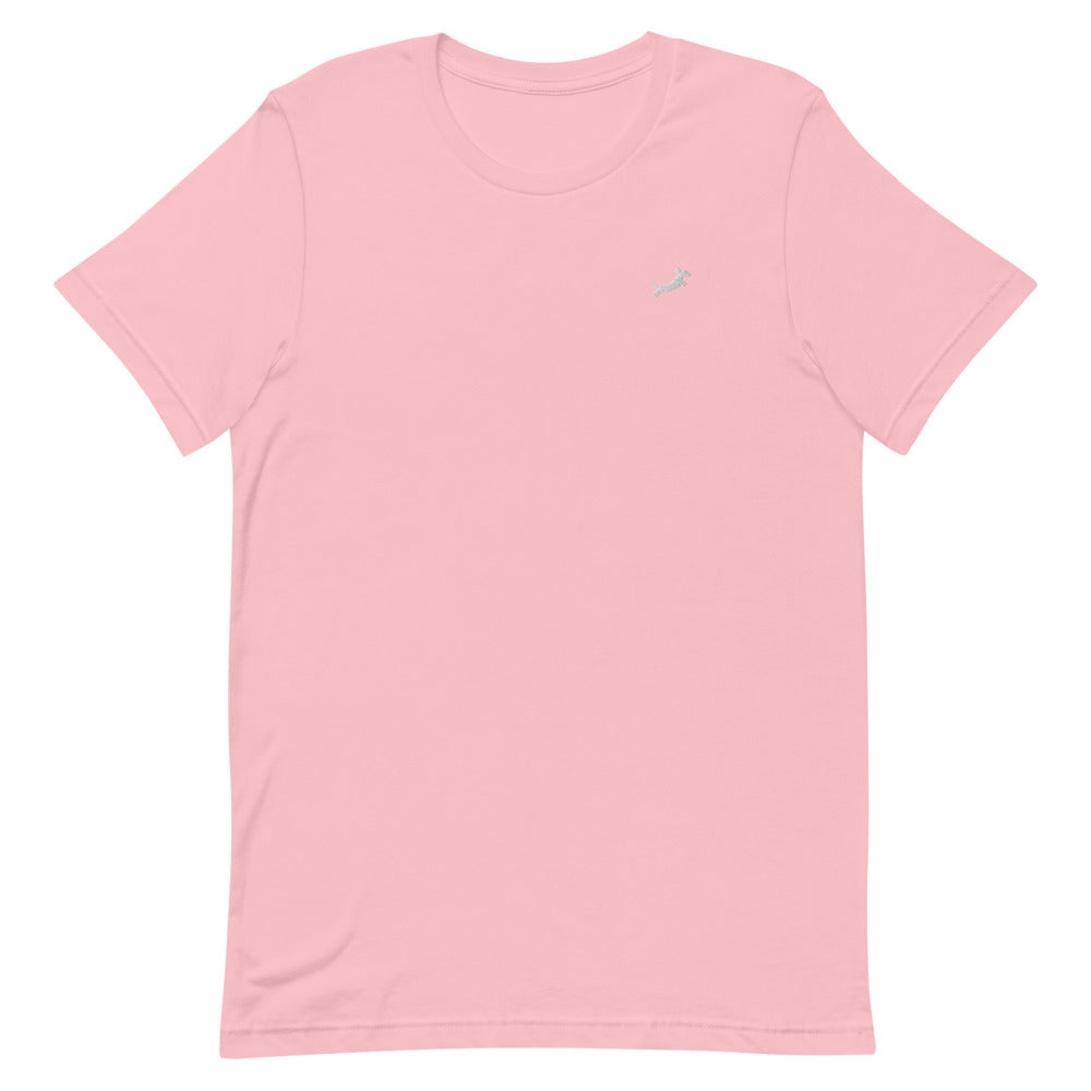 Women's Embroidered Dachshund T-shirt